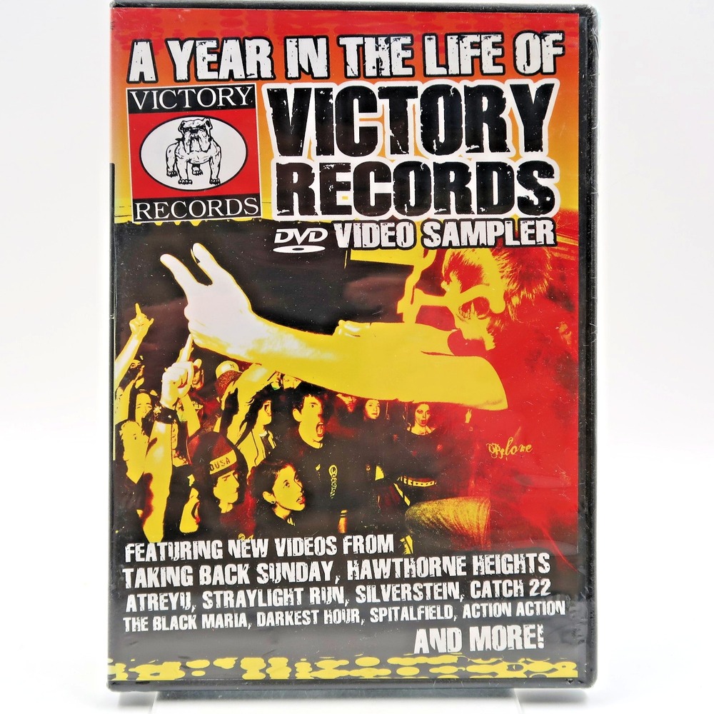 A Year in the Life of Victory Records DVD 2005 Taking Back Sunday Atreyu Sampler